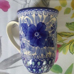 Polish Pottery Unikat Bistro Mug